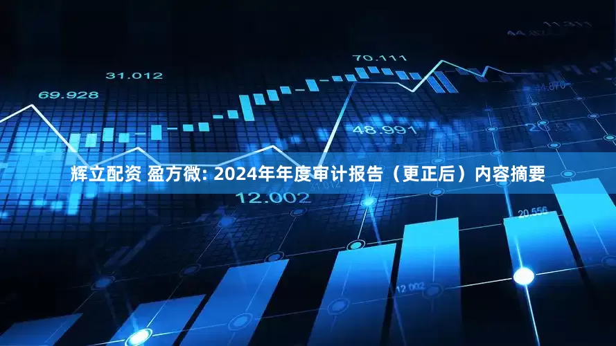 辉立配资 盈方微: 2024年年度审计报告（更正后）内容摘要