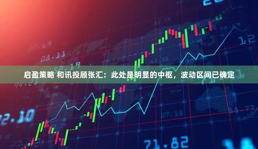 启盈策略 和讯投顾张汇：此处是明显的中枢，波动区间已确定